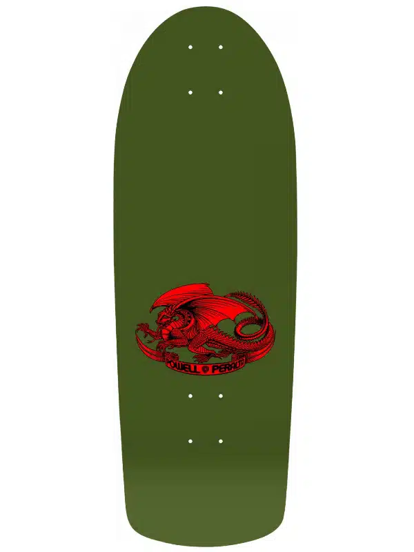 Powell Peralta OG Rat Bones 10.0 Skateboard Deck - Olive