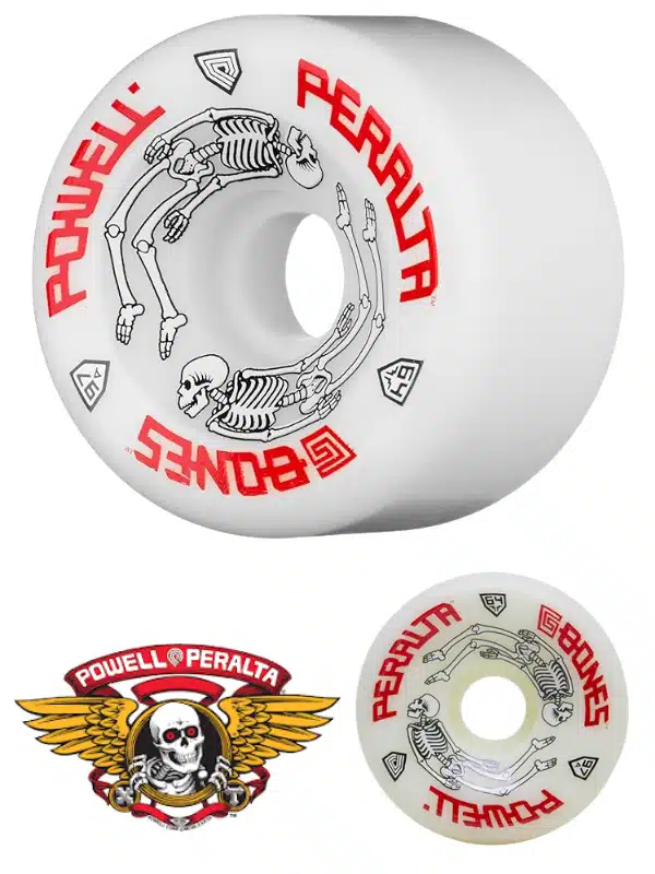 【00s】usa製 POWELL PERALTA Shape Powell Peralta Skull And Sword Silver 244 K20 Prata/Roxo