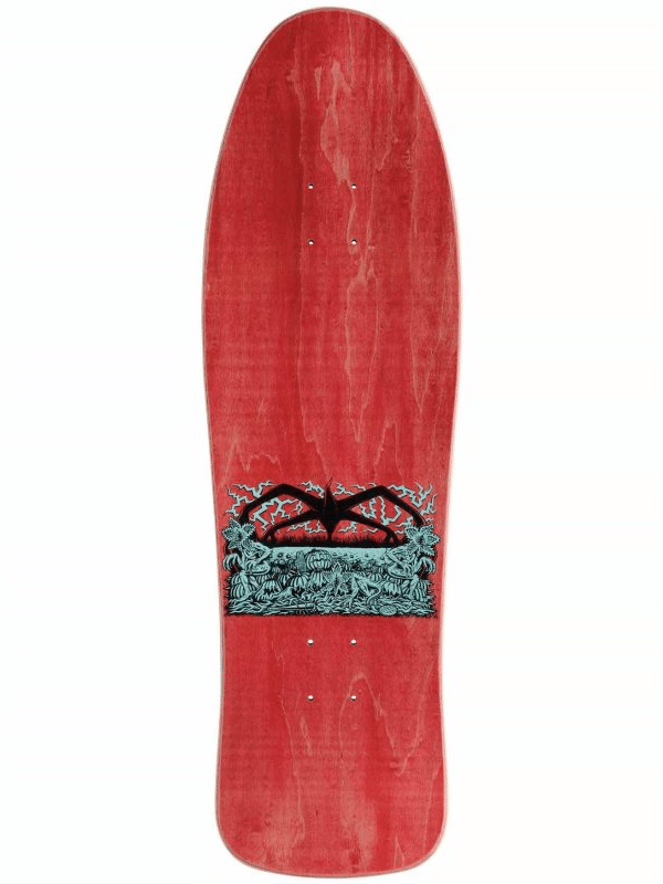 Santa-Cruz-X-Stranger-Things-Kendall-Eleven-LENTICULAR-Reissue-Deck-9.75″-x-31.66″-Red